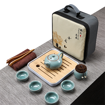 陶瓷功夫茶具旅行套装